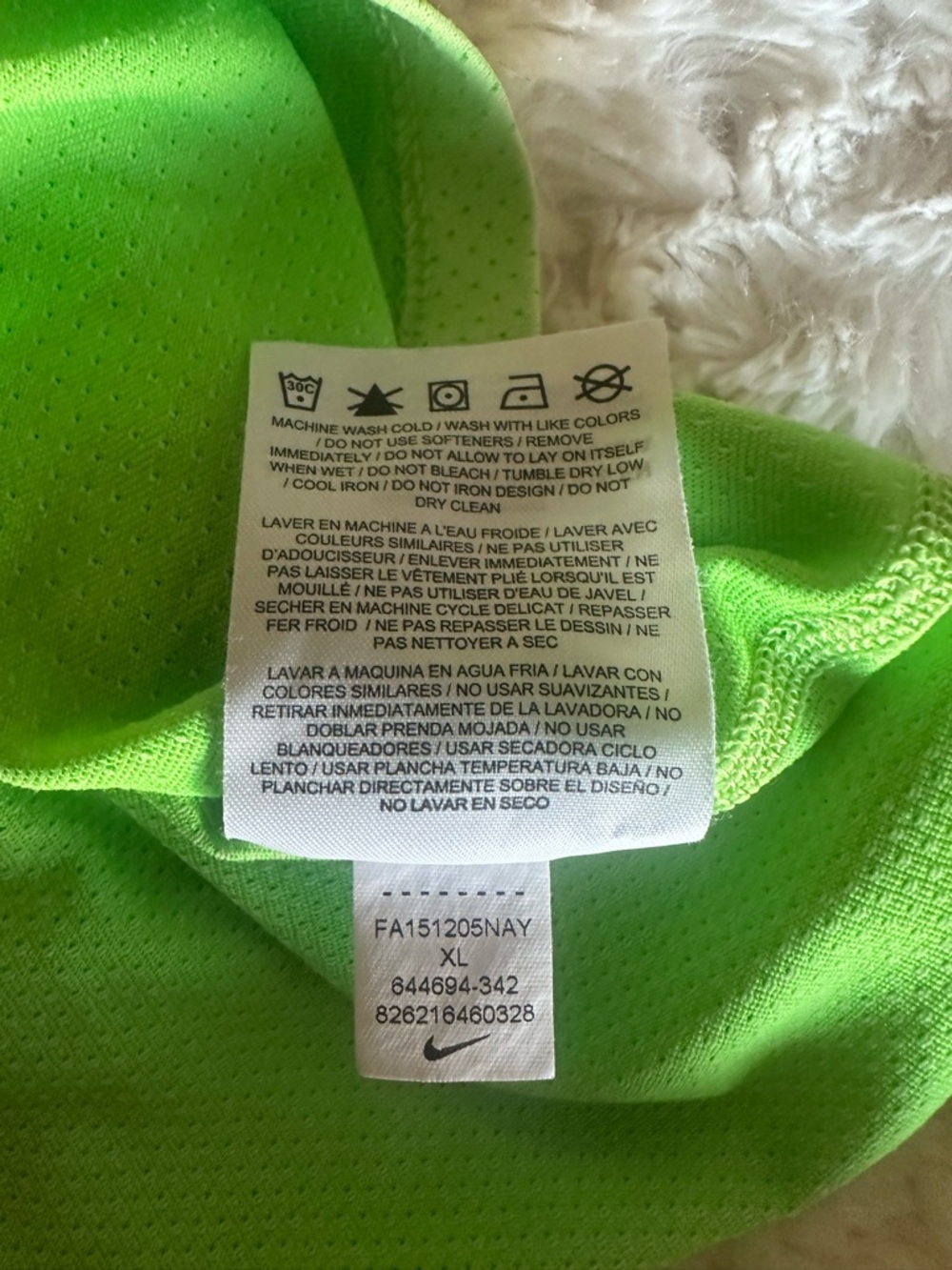 Nike Women's Dri-FIT Short-Sleeve Top Bright Green size XL - Picture 11 of 15